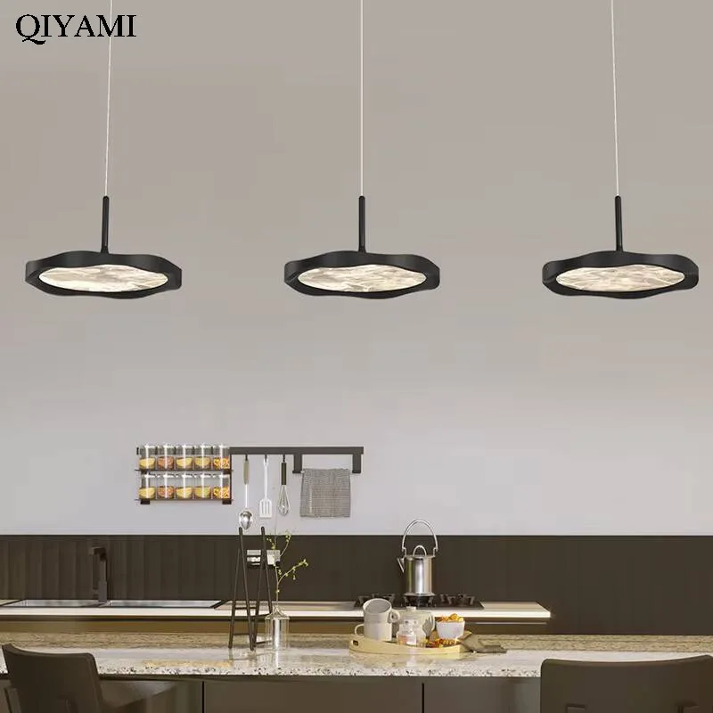 Flying Saucer Restaurant Chandelier Modern Minimalist Flying Saucer Chandelier Dining Table Household Sexy Cream Style Lamps