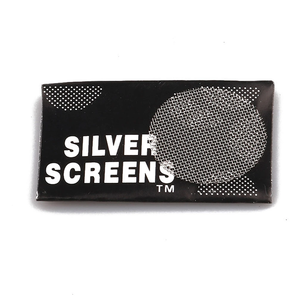 500PCS Pipe Mesh Filter Silver Screen Hookah Tobacco Pipe 20mm Multifunctional Herb Smoking Tools Accessories
