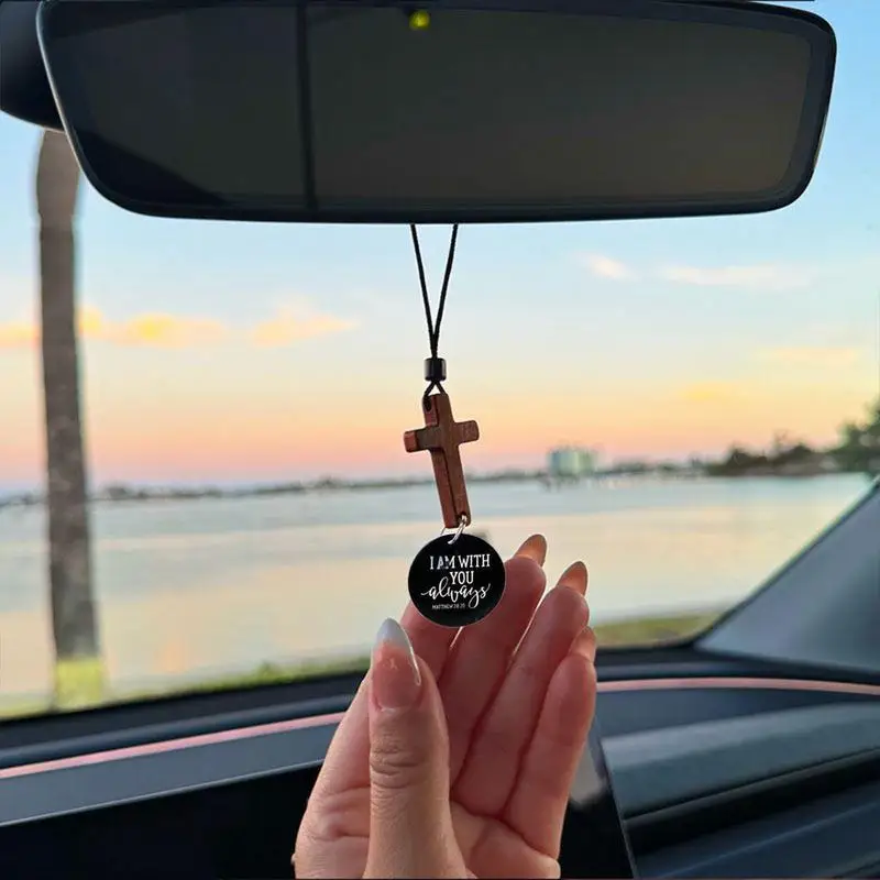 Car Pendant Scripture Car Charm Handcrafted Pendant Interior Accessories For Home Truck Bedroom Living Room Church