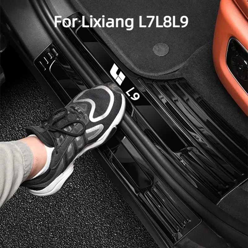 

For LiXiang L6 L7 L8 L9 2021- 2024 Car Door Scuff Plate Protection Cover Sticker Threshold Decoration Strip Interior Accessories