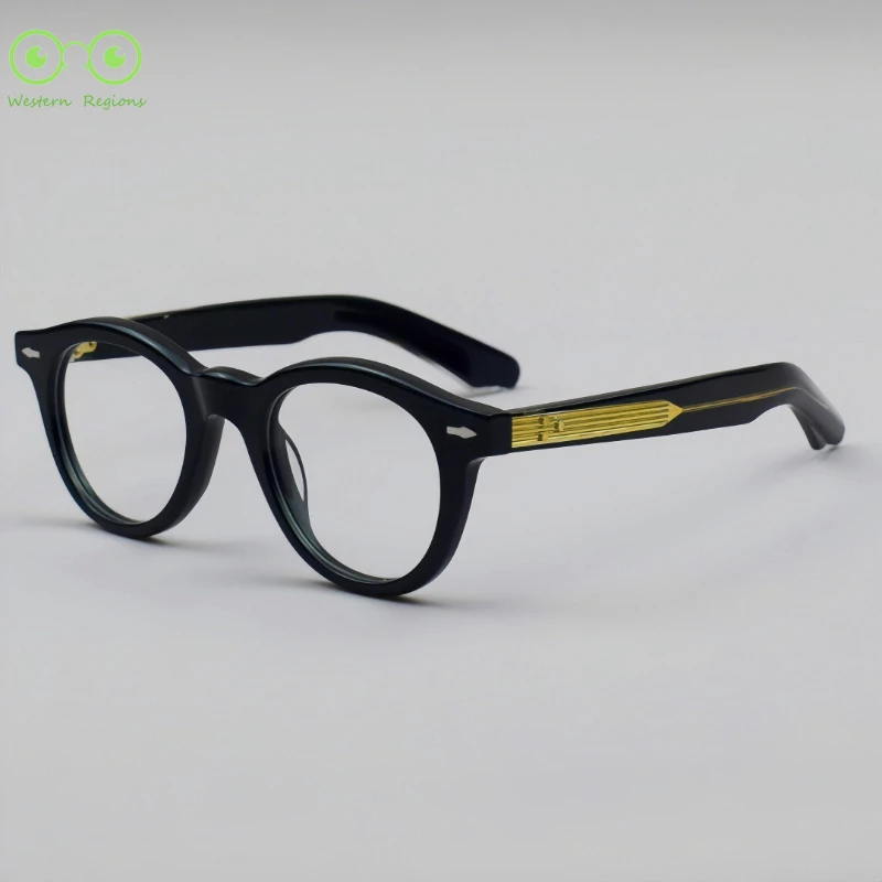 إطار نظارات ريترو فاشن كلاسيكي للرجال والنساء من الأحماض للرجال، يمكن استخدامه عالميًا ومتعدد الاستخدامات لقصر النظر