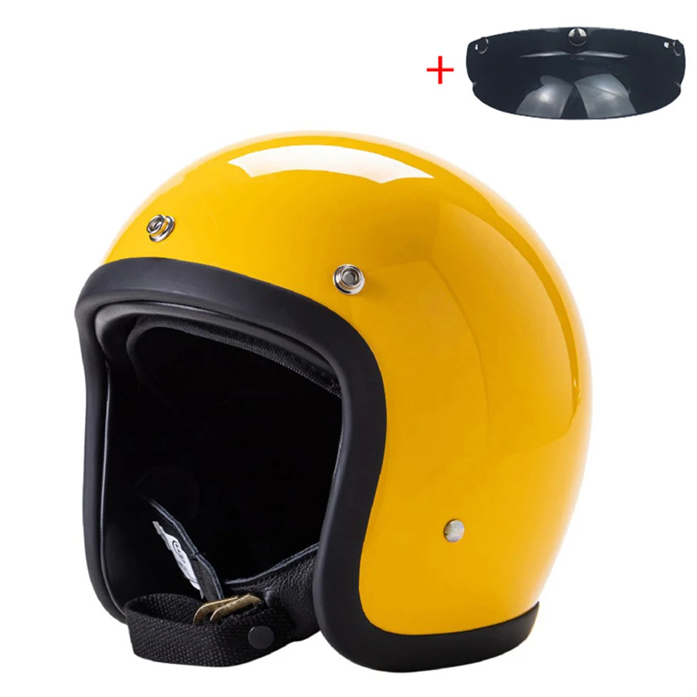 Korea Japanese Style Retro TT&COCASCOS 500TX Helmet Low Profile Motorcycle Open Face Helmet Style Small Shape Motorbike Helmet