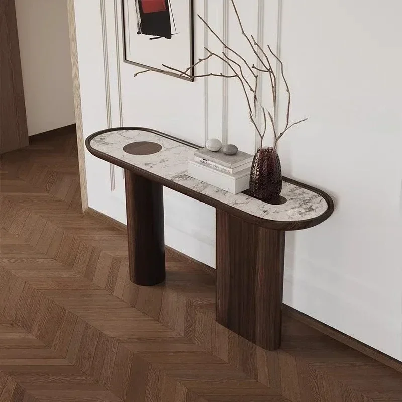 Light luxury rock slab Xuanguan platform Home decoration cabinet Art end platform