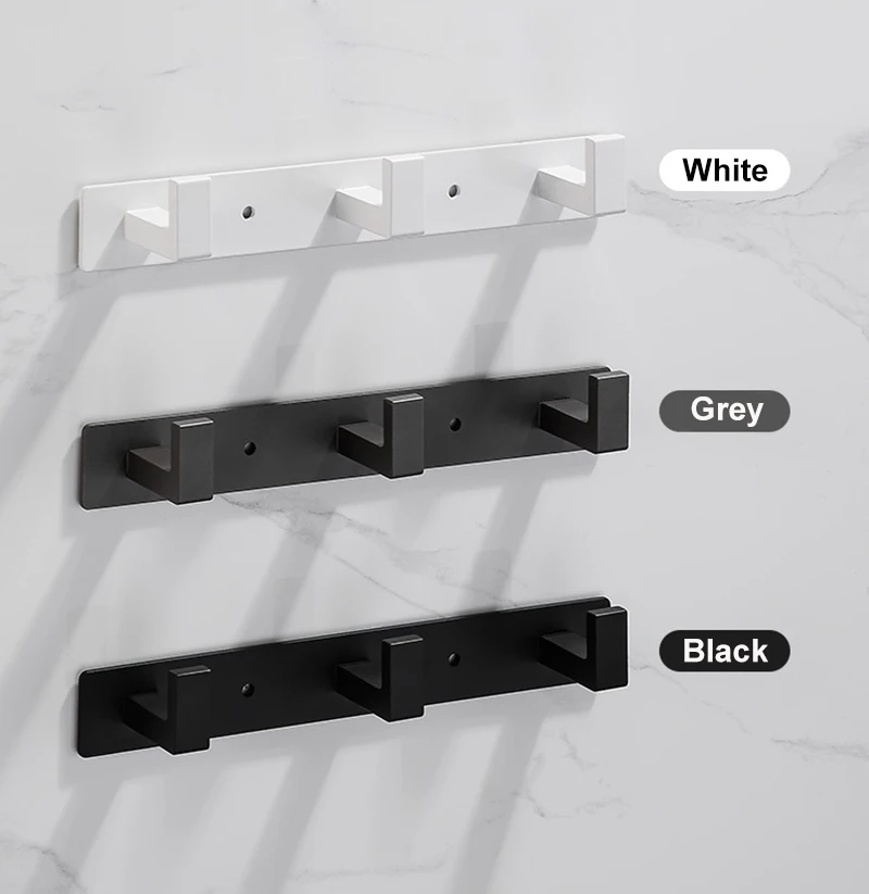 Stainless Steel Coat Rack Wall Mount - Multi-Functional Hanger with Clothes Hooks Bag And Hat Holder for Entryway Bathroom