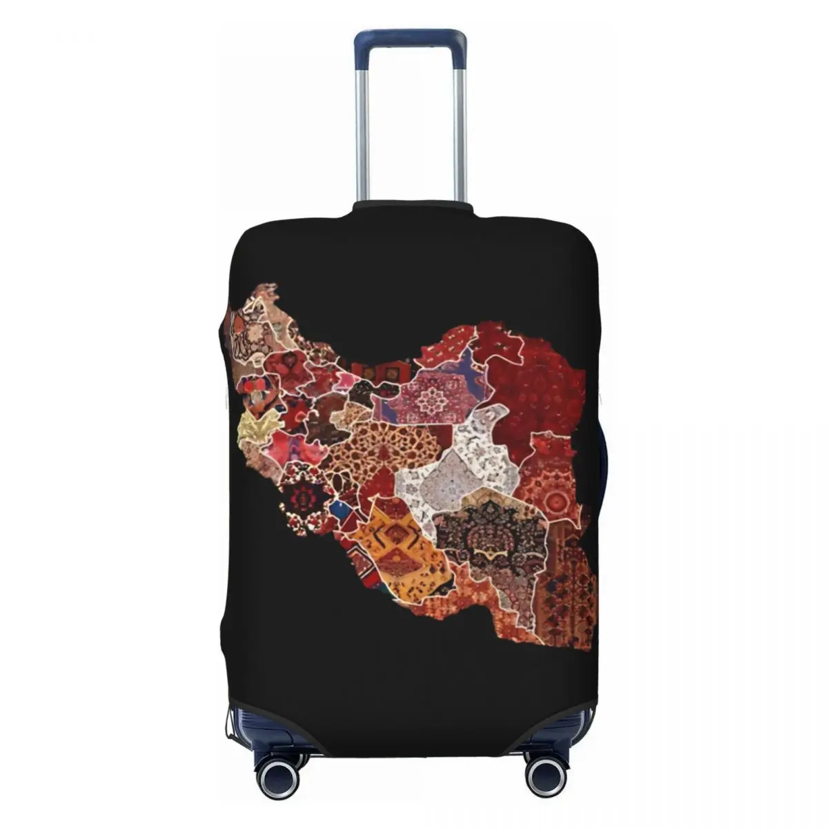 

Iran Iranian Map Suitcase Cover Flight Fun Luggage Supplies Cruise Trip Protection