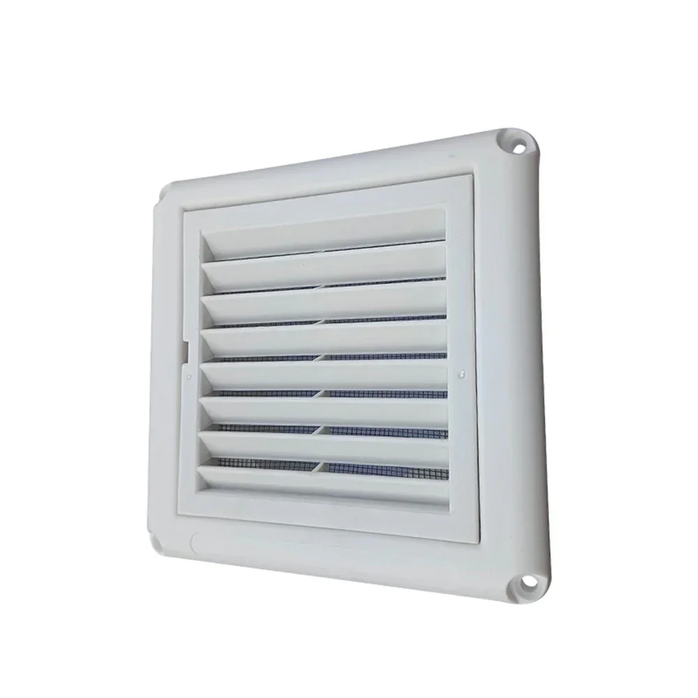 Wall Ceiling Air Vent Ducting Ventilation 4 Inch Exhaust Grille Cover   Heating Cooling Vents Cap Square Plastic Exhaust Vent