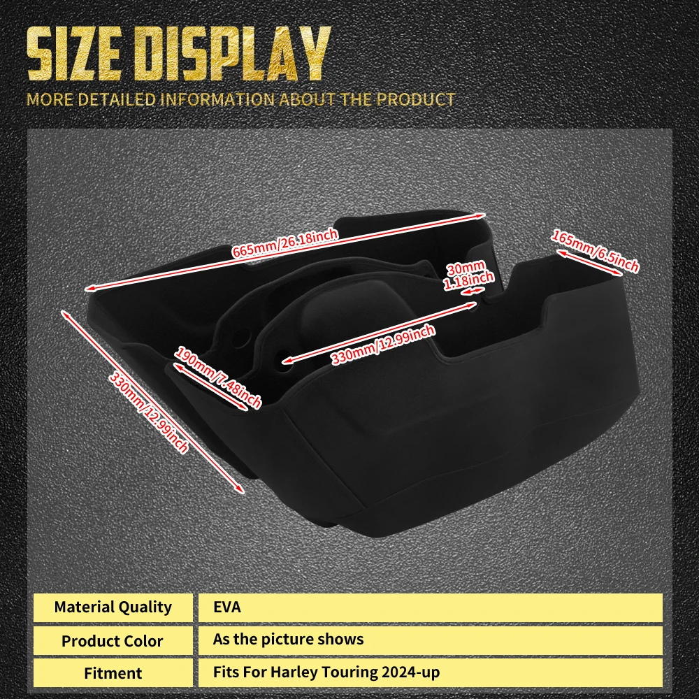 Motorcycle Premium Fitted Saddlebag Lining Soft Saddle Bag Liners For Harley Touring Road Street Glide FLHX FLTRX 2024-Up - Image 5