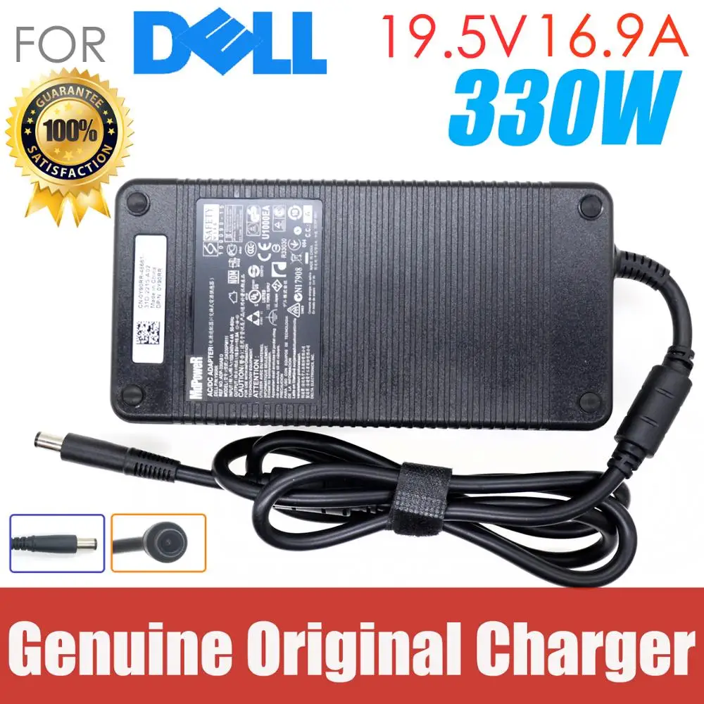 

Genuine 19.5V 16.9A 330W AC adapter for Dell ALIENWARE R1 R5 R3 17 R2 R4 M18 M17X M18X X51 M15 ADP-330AB B D Y90RR power Charger