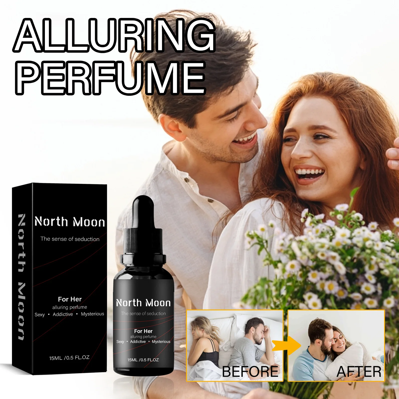 Lovers Jasmine Pheromone Perfume Attract Women Lasting Fragrance Increase Confidence Romantic Dating Body Essential Oil Perfumes