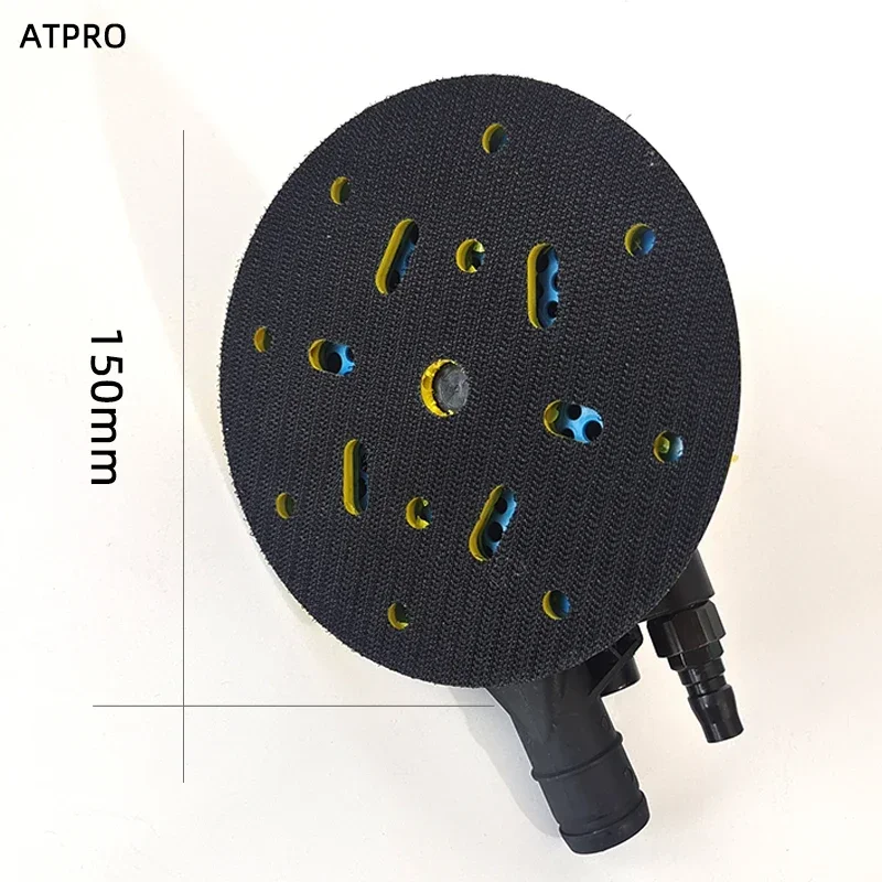 

Пневматическая сухая мельница, машина для наждачной бумаги, 6 дюймов, 150 мм, автомобильная шпаклевка, машина для наждачной бумаги, центральный сбор пыли, несамовсасывающая