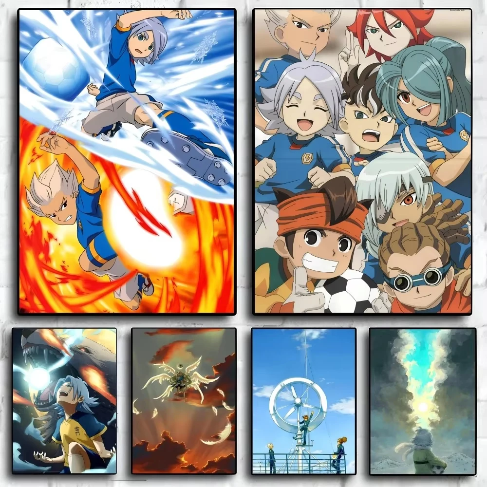 I-Inazuma E-Eleven أنيمي المشارك ورقة طباعة غرفة المعيشة المنزلي غرفة نوم مدخل بار مطعم مقهى الفن قماش اللوحة الديكور #1