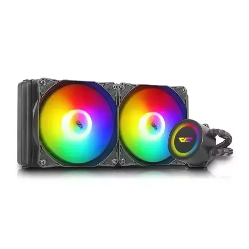 

Darkflash DA240 Water Cooling PC Case CPU Cooler Fan Water Cooler CPU Rgb Fan 240mm Fan Mute Computer Cooling Cooler For LGA2011