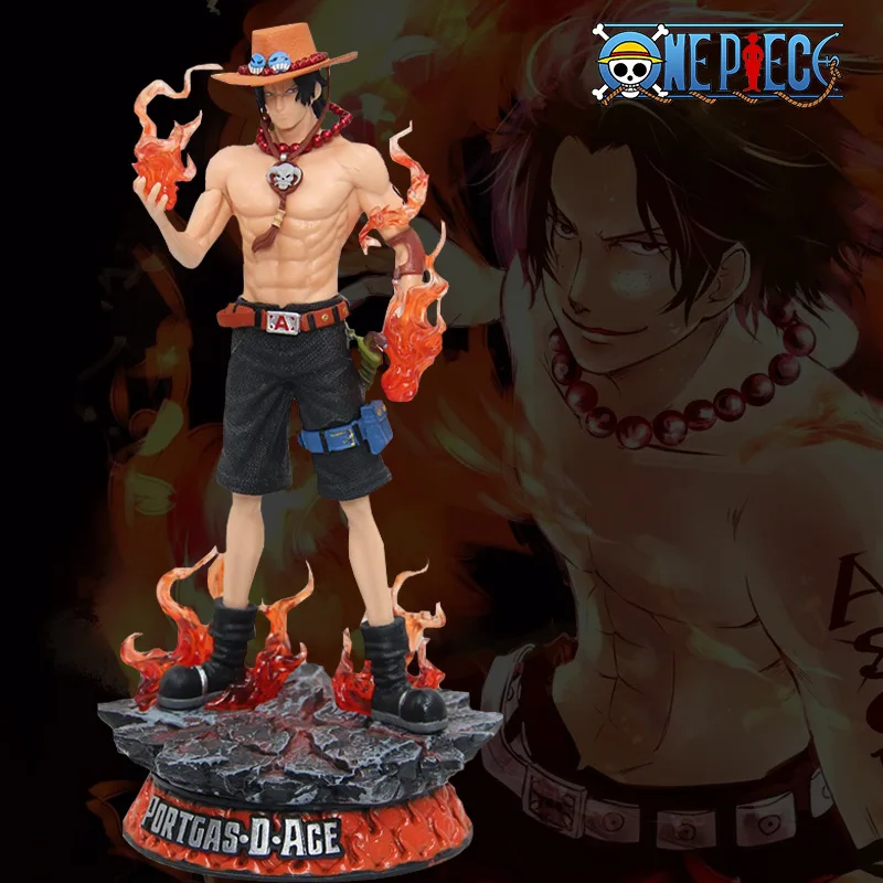 Modèle de la série cancers One Piece Fire Fist Dream, figurine de statue de dessin animé Zanstanding, jouet à main, autour de deux yuans, créatif