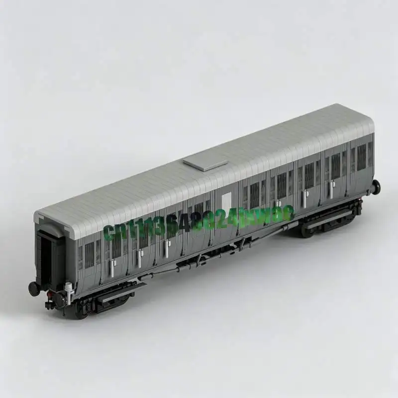 1682 pièces – Modèle de train de passagers italien FS Centoporte – Blocs de construction MOC personnalisés – Jouet de montage DIY – Cadeaux de collection