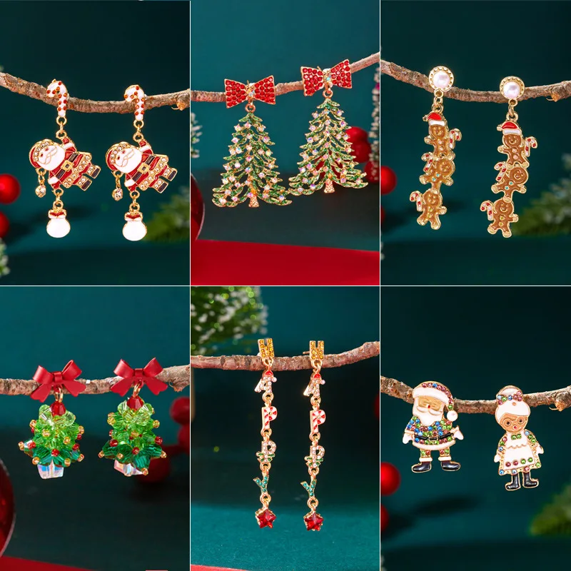 Rhinestone Dangle Earrings Cute Chic Boho for Women, Vintage Aesthetic Statement Earring, Evening Party Wedding Gift Casual