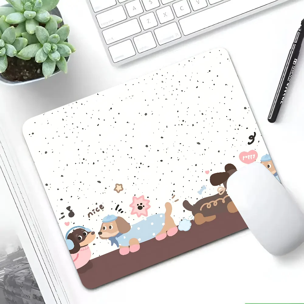 

Sausage Puppy Dog Mousepad Table Mat Gamer Mousemats Office Mouse Mat Rubber Anti Slip Big Keyboard Mats For Computer