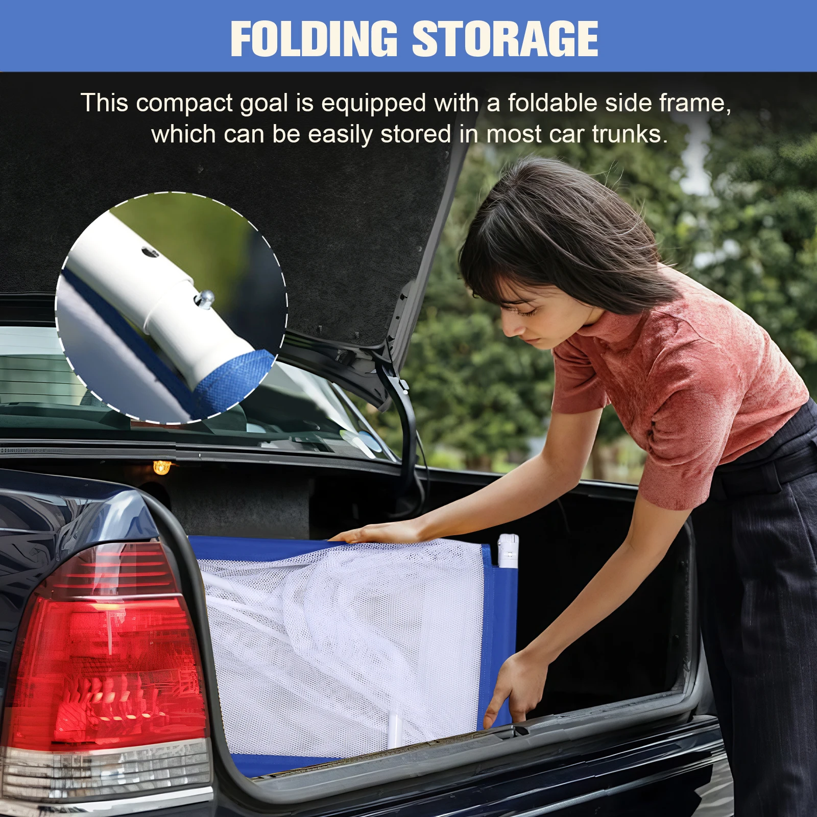 

5x3 FT Aluminum Soccer Goal for Backyard Park Field Quick Set Up Soccer Net Training Equipment for Practice Outdoor Sports