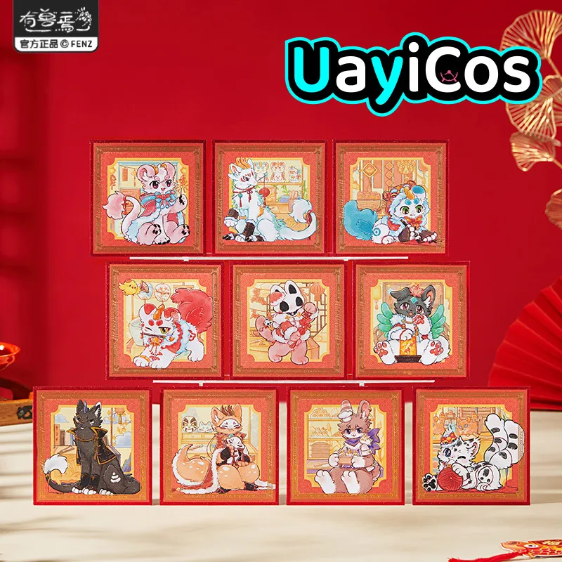 

В наличии оригинальные сказочные звери 2026 Новый год Shikishi, коллекция цветной бумаги, украшение для доски, аниме-игра, игрушки, подарки для детей