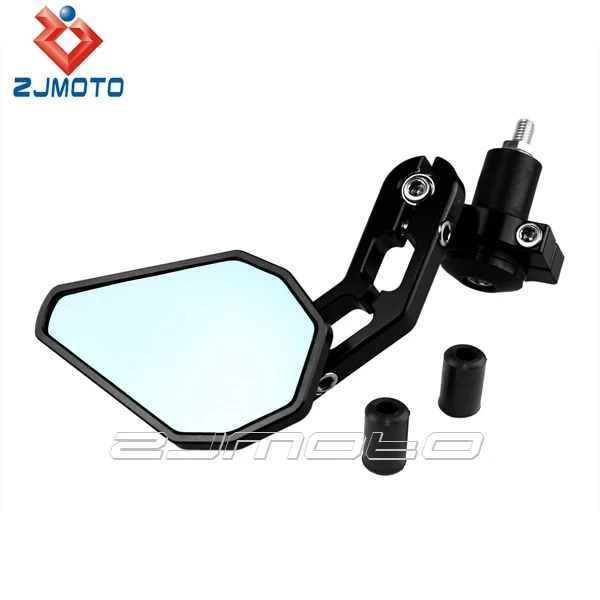 

Black 26-30mm Bar Ends Mirrors 7/8" & 1" CNC Billet Side Mirror Motorcycle Mini Rearview Mirror for Aprillia