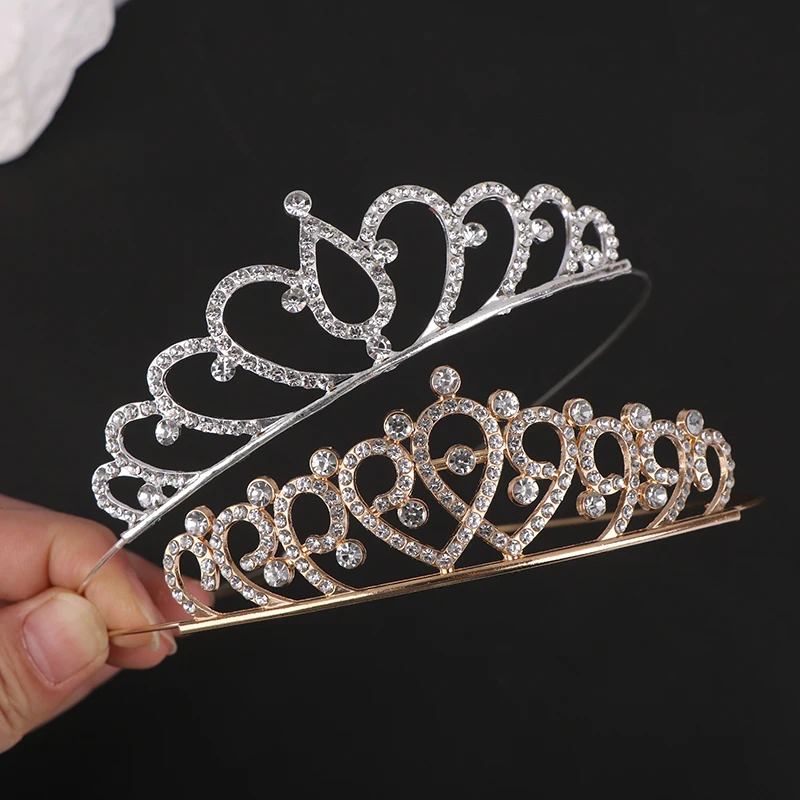 Women New Sweet Wind Princess Tiara Birthday Party Crown For Performance Party Decorative Crown