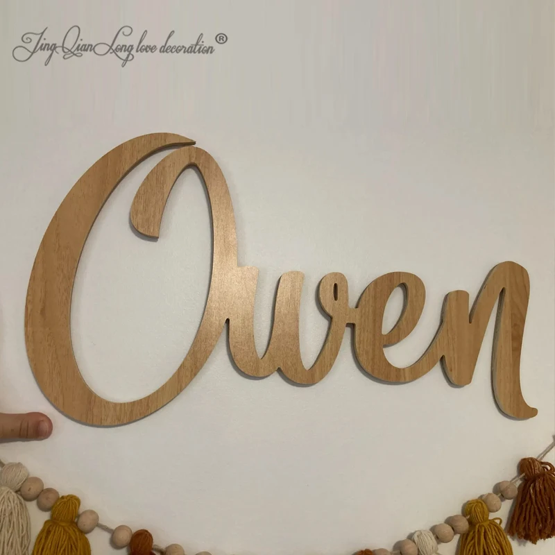 

Personalizable Wall Art Letters, Personalized Wood Writing, Custom Wooden Name, Nursery, Pet Name Sign