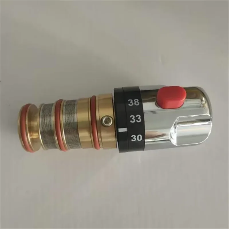 

Brass Thermostatic Valve Thermostatic Mixing Valve Accessories Thermostatic Faucet Cartridges Fit For Cold Water On The Left
