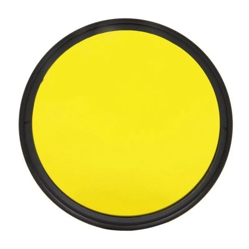 30mm-82mm Camera Color Lens Filter  Red Blue Green Yellow Orange Purple Optical Glass Filter for Photography