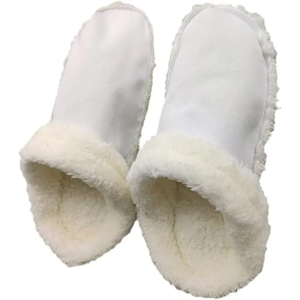 Insoles for Croc Liners Clogs Replacement,White Liners for Croc Clogs,Inserts Fleece Lined for Croc,Warm Slippers Indoor