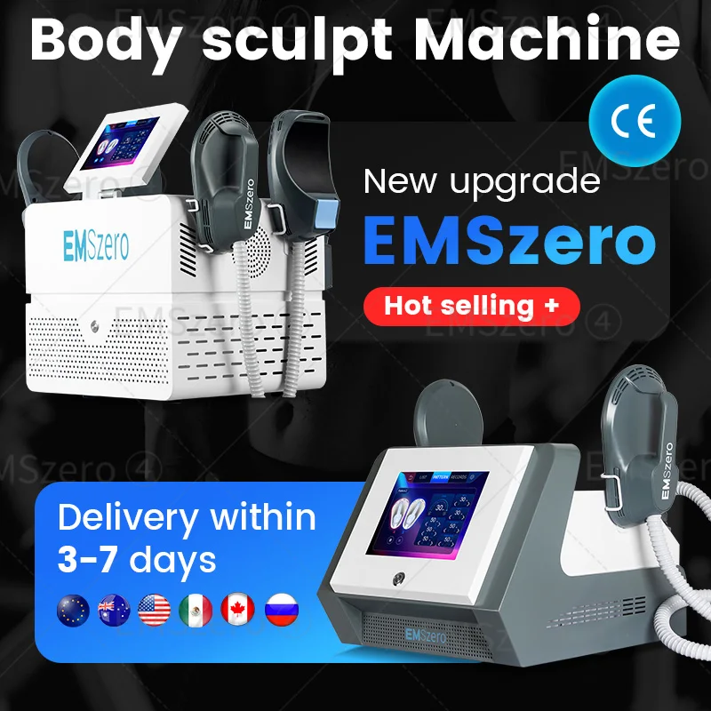 Professional EMSzero Body Shaping Machine Fat Removal Upgrade 6500W EMzero Slimming Equipment EMS RF ABS Muscle Stimulator