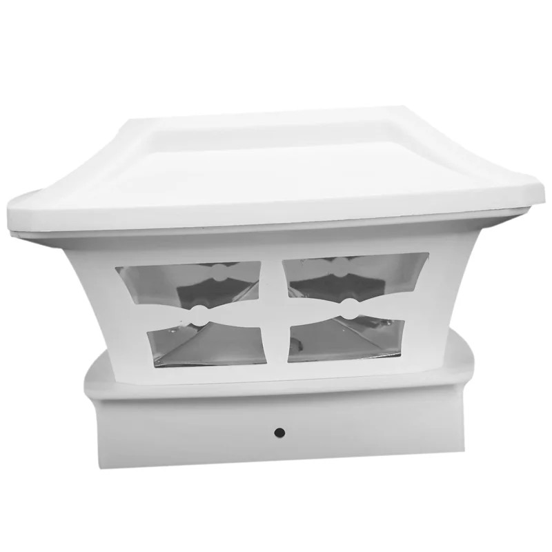 【Wyprzedaż błyskawiczna】 Solar Post Cap Lights 2 tryby oświetlenia LED Deck Fence Cap Lights For 4X4 Wooden Posts Garden Decoration Warm