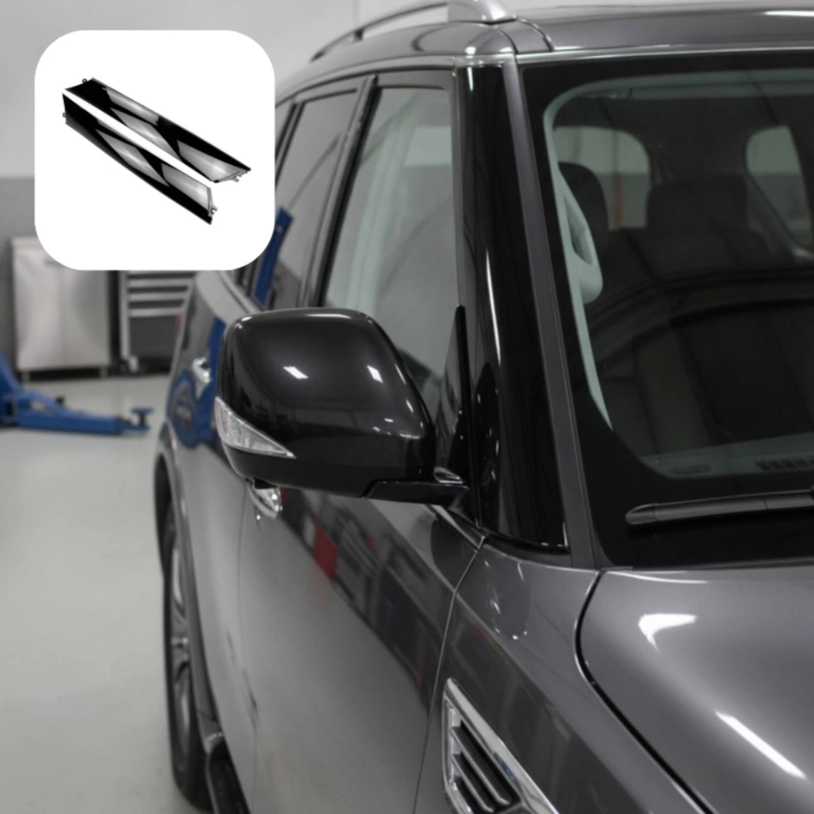 Windshield A-Pillar Trim Direct Replacement A-Pillar Trim Exterior Garnish Cover OEM-Quality Weather-Resistant for DIY Mechanics