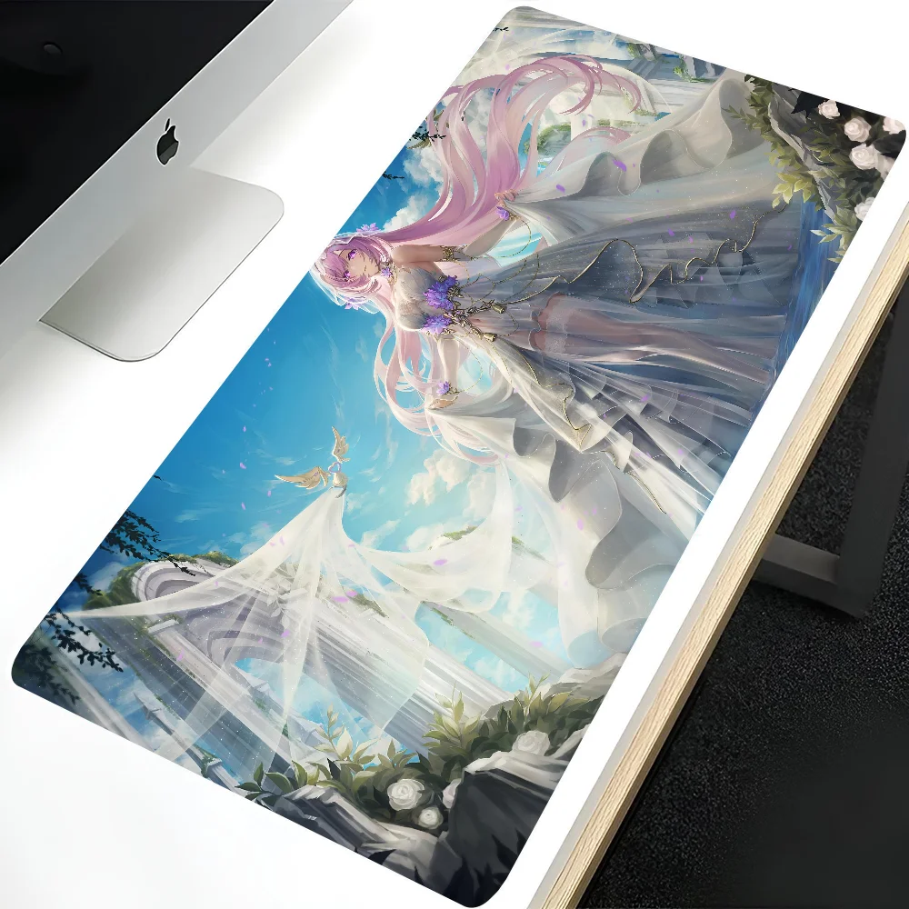 

1pc hot E-Elysia Honkai Impact 3rd Non-slip Mouse Pad Suitable For Office Computers Laptops E-sports Game Desk Mats XXL Keyboard