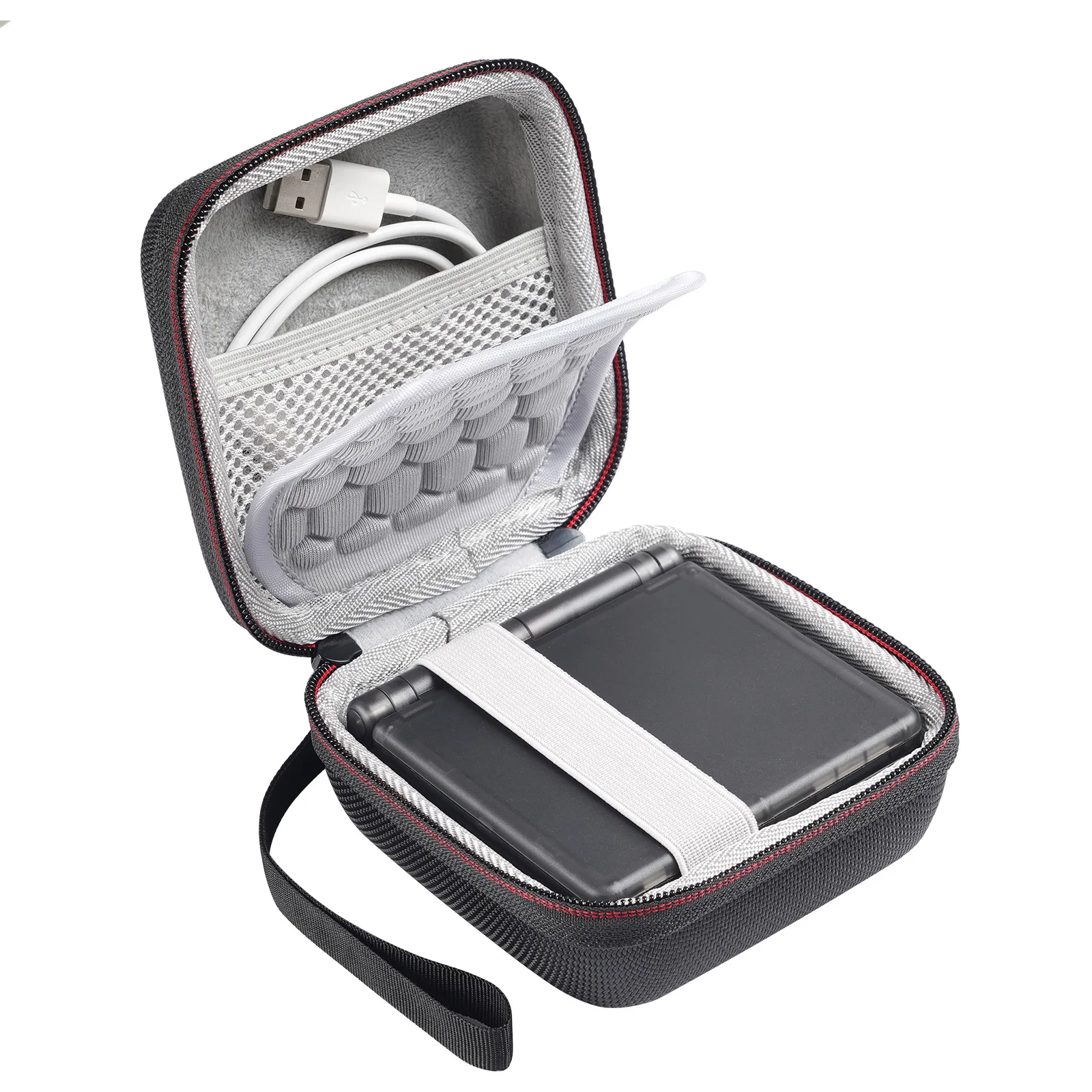 Tas Pembawa untuk Konsol Game Genggam Anbernic RG35XXSP Flip/ RG35XXSP / RG 34XXSP, Casing Penyimpanan Pelindung