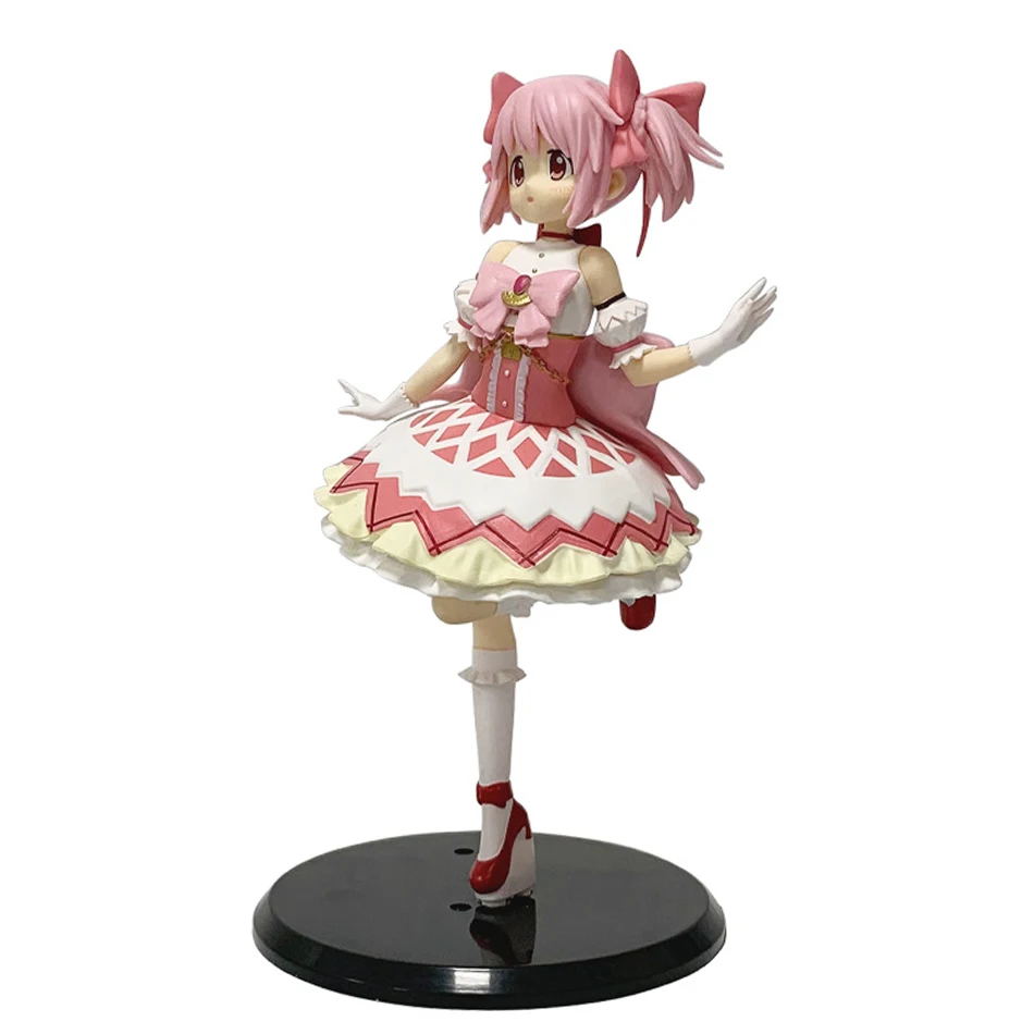 Puella Magi Madoka Magica Anime-Figur Kaname Madoka in Stehender Pose PVC-Sammlermodell Spielzeug Ornament Puppe Geburtstagsgeschenk für Fans – Detail 4