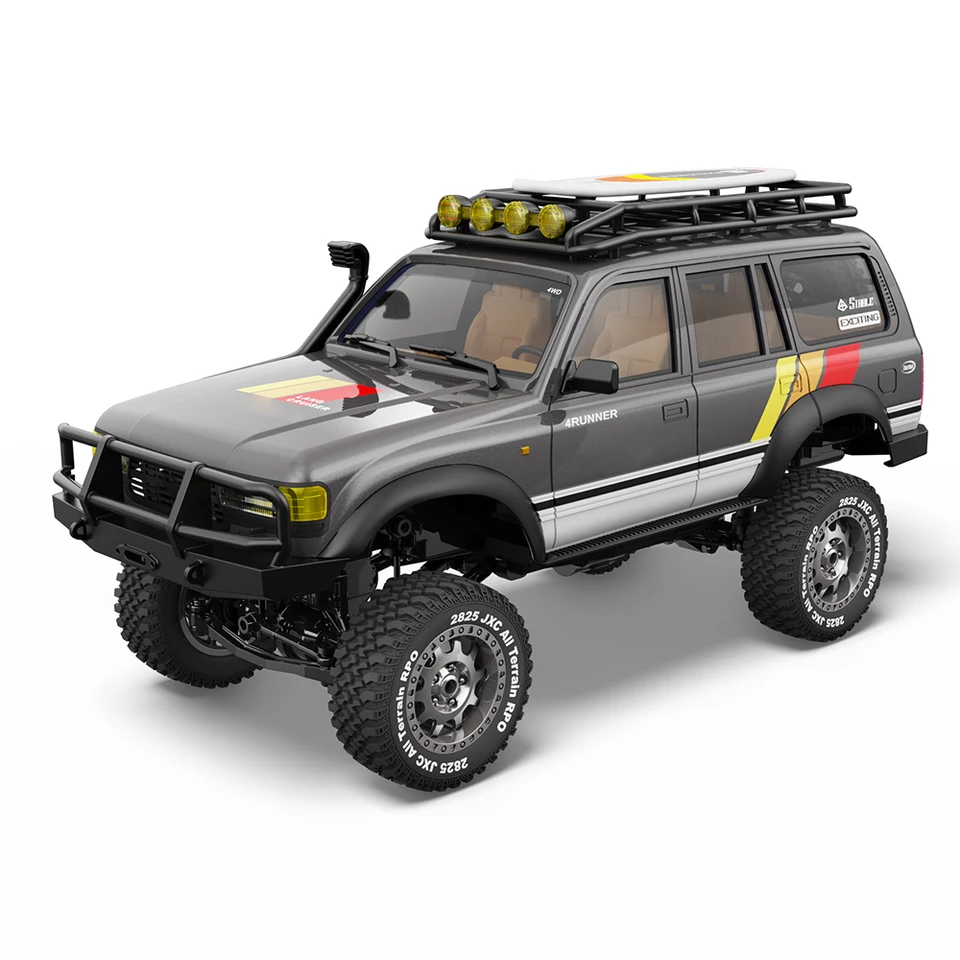 JXC LC80 4WD ブラシ付きRCロッククローラー 2.4GHz RTR 1/12 電動