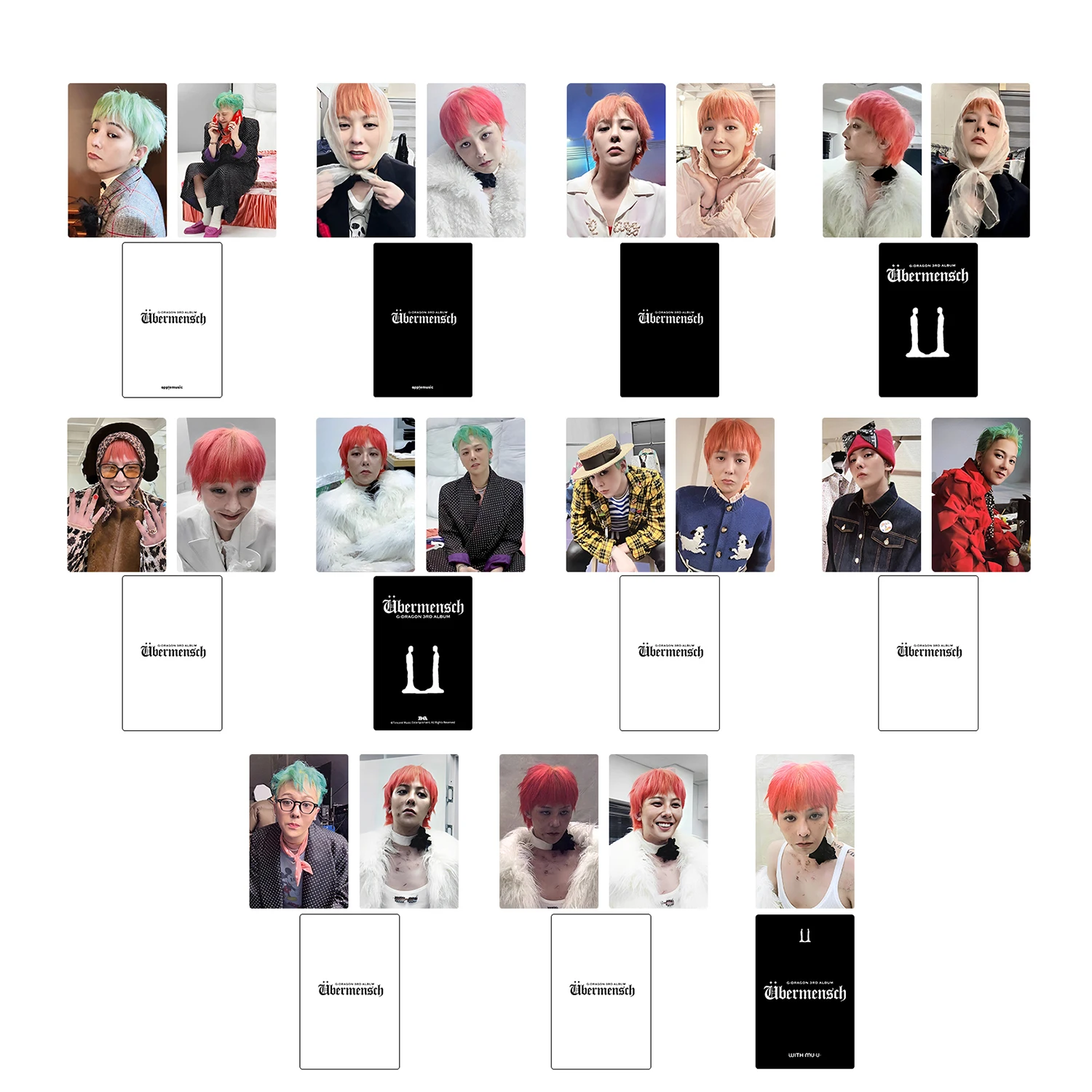

Cute Style Kpop Lomo Cards Collectible Cards Celebrity Merchandise Korean Star Photo Card Fan DIY Collection
