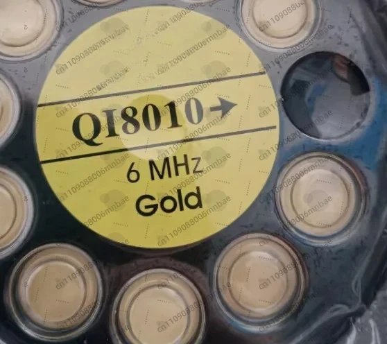 

10 шт. позолоченных кварцевых пластинок / двусторонние пластинки QI8010 6 МГц