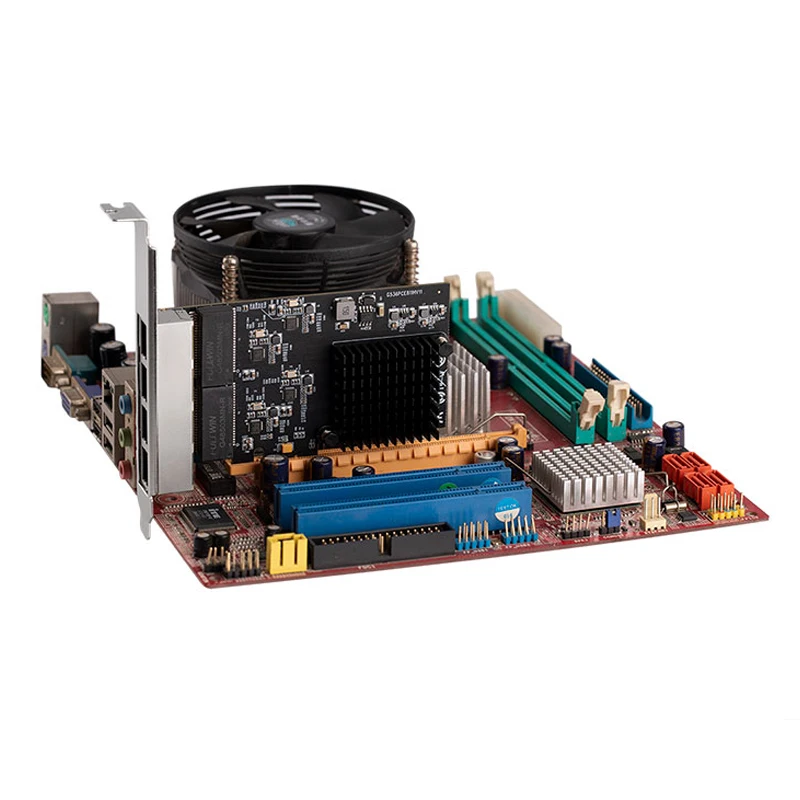 PCI Express Quad Gigabit Ethernet Network Adapter 10/100/1000Mb Network Card 1000Mbps PCIE X1 RTL8111H Chips RJ45 Lan NIC for PC
