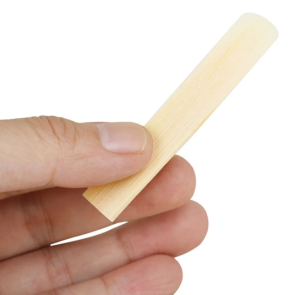 

10pcs Clarinet Reeds 2.5 Strength Handmade Instrument Replacement Parts For Professional Beginner Players Durable Compact