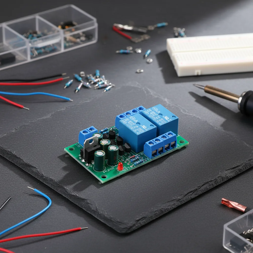 Audio Speaker Protection Board Boot Delay DC Protect-Kit 12-16V DIY Dual Channel Amplifier-Audio Speaker Protection Board Parts