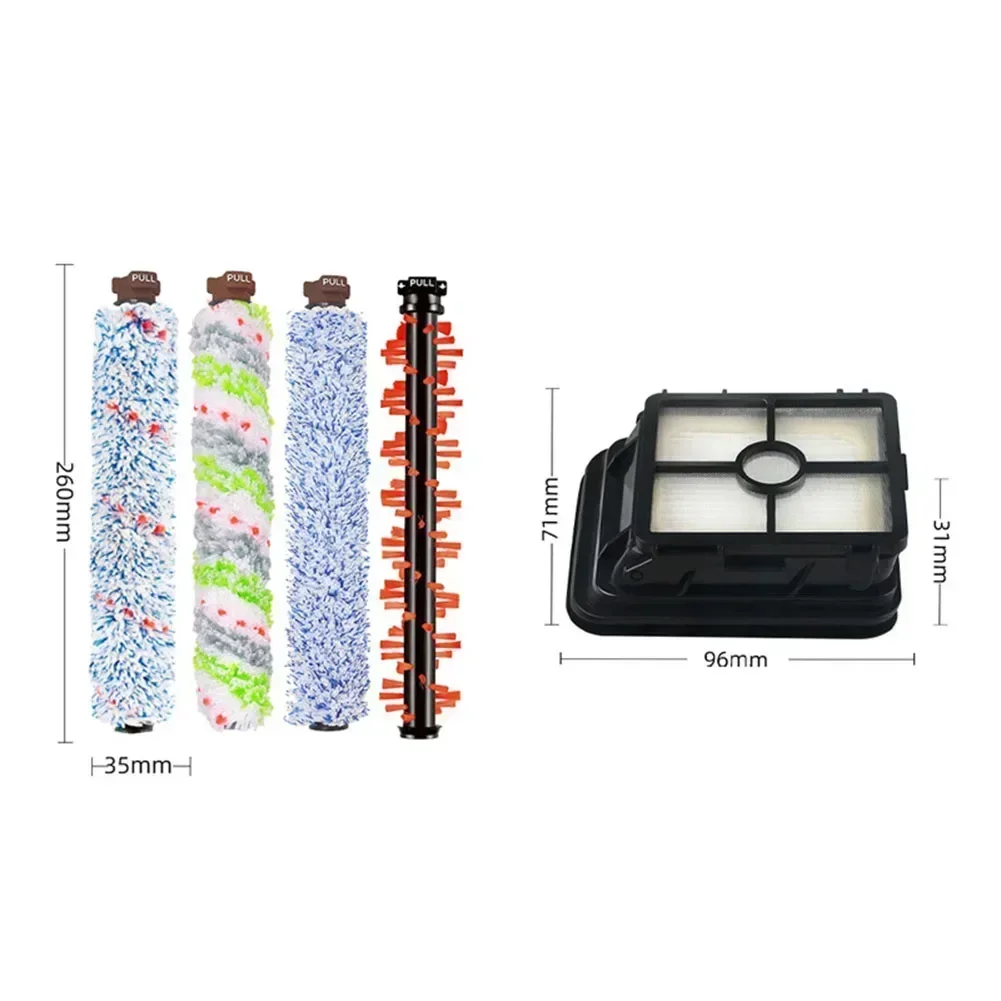 1 шт. вращающаяся щетка для Bissell Crosswave 1866 1868 1785 запасные части для пылесоса, запасные аксессуары