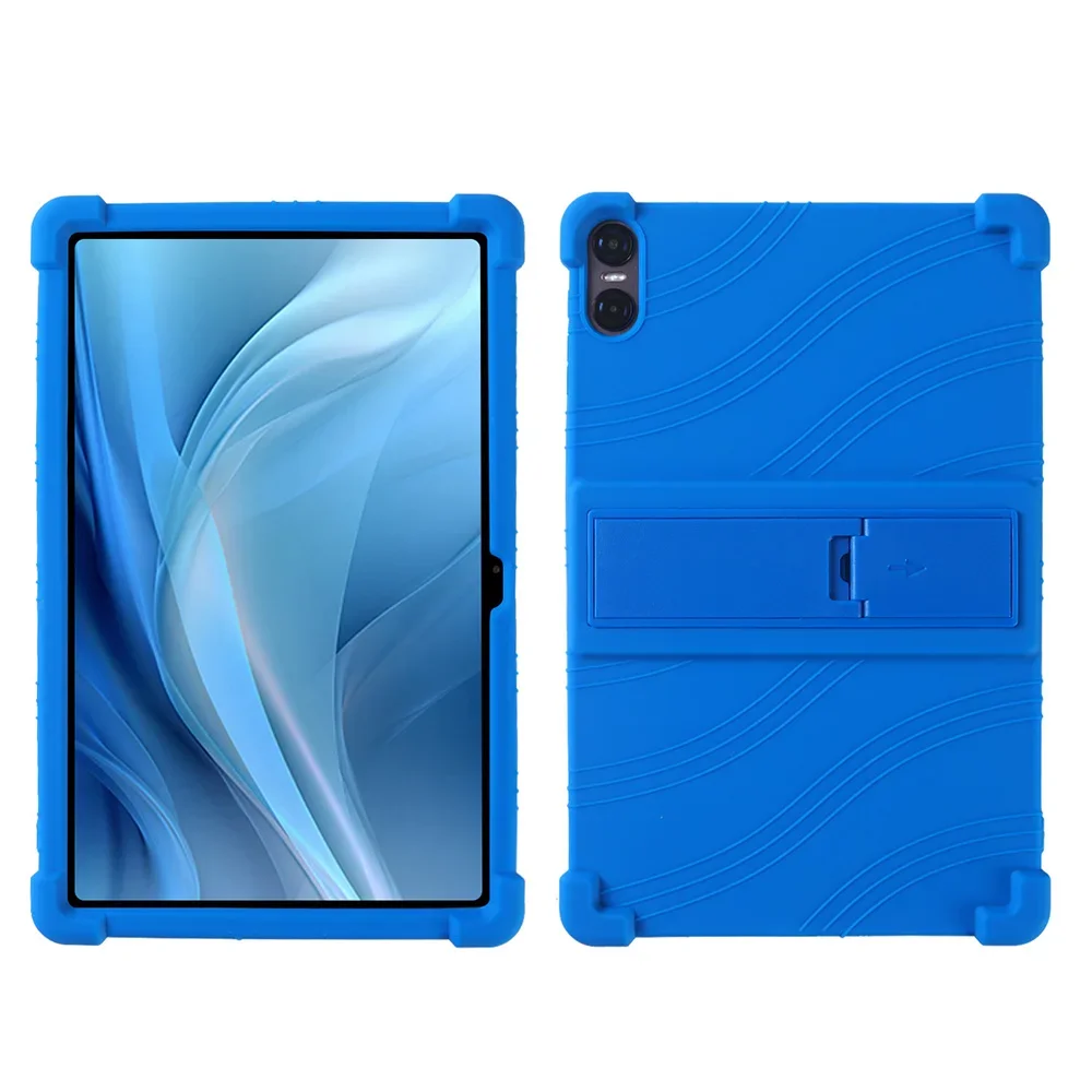 Compatible with Case for Realme Techlife Pad 10.36 inch tablet Friendly Protective Silicone Adjustable Stand Shockproof Soft