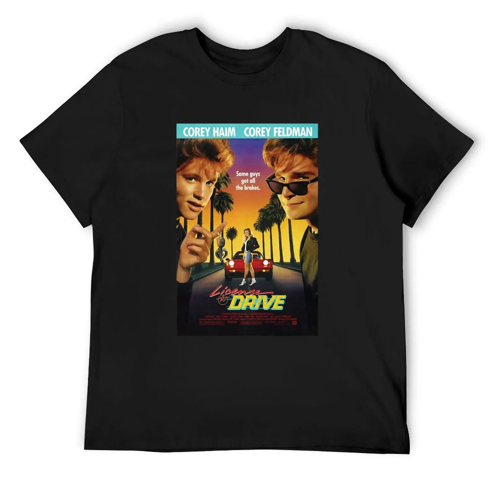 License to Drive T-Shirt anime stuff boys whites graphic t shirt vintage men clothings