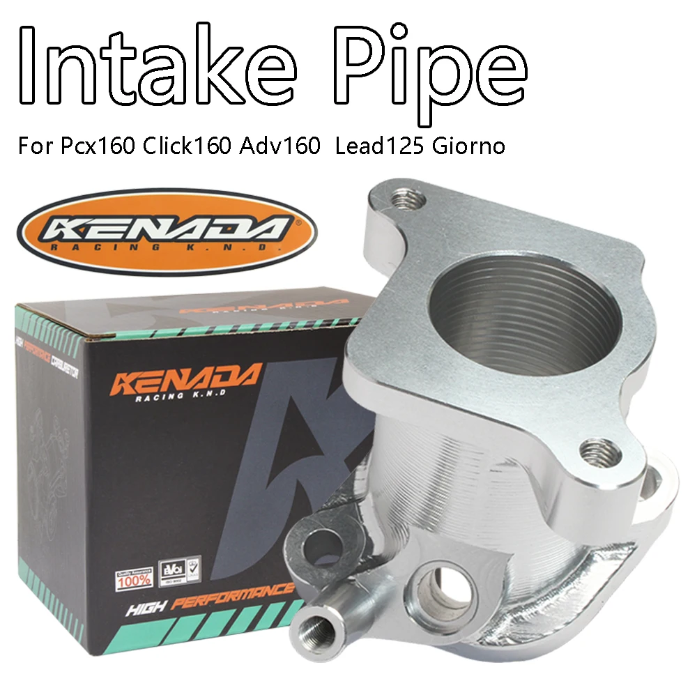 

Для KENADA RACING Впускная труба корпуса дроссельной заслонки с ЧПУ Pcx Click Adv 160 Lead 125 Giorno