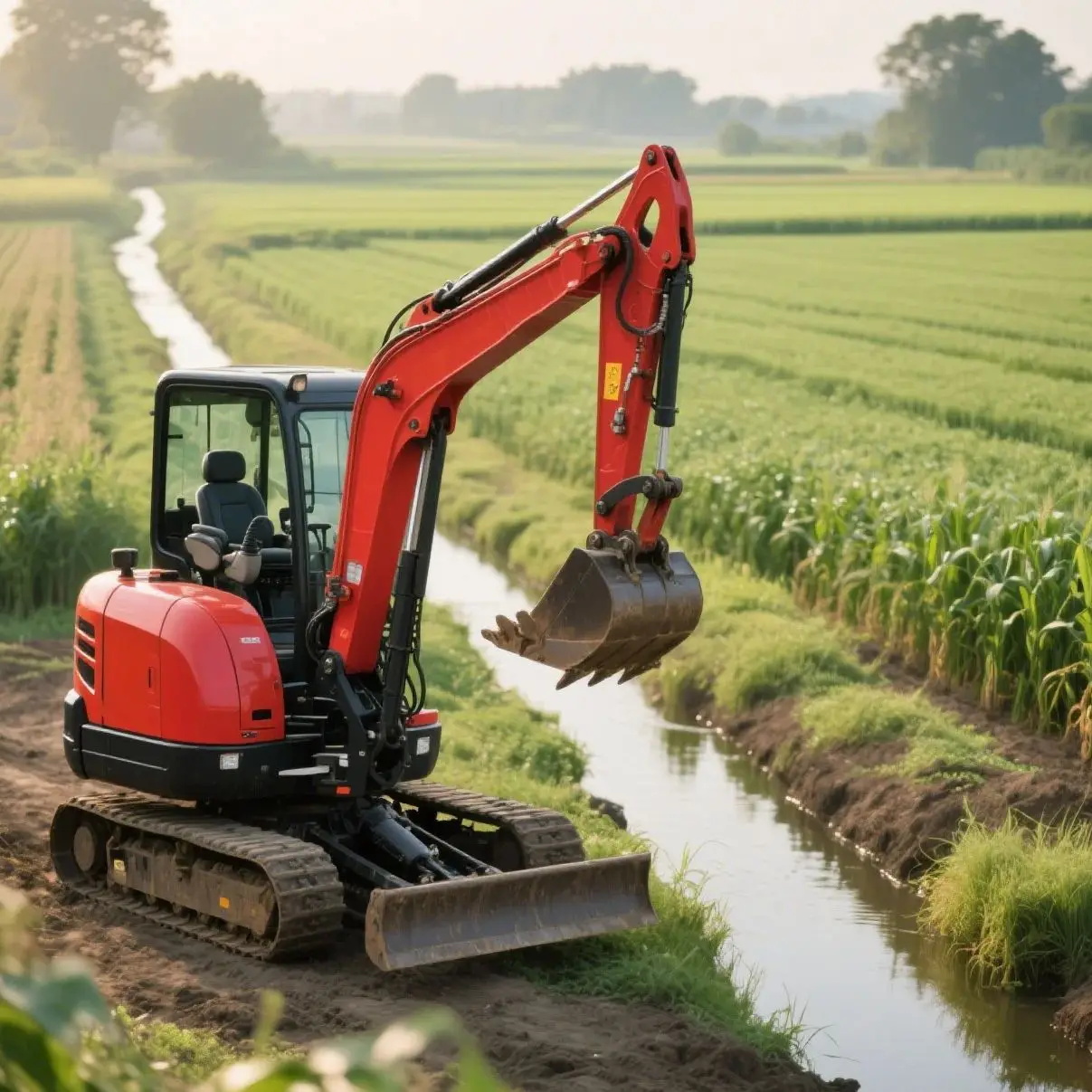 

Новый индивидуальный мини-экскаватор-экскаватор сельскохозяйственный трактор среднего размера: дизельный двигатель, сертифицирован CE и EPA