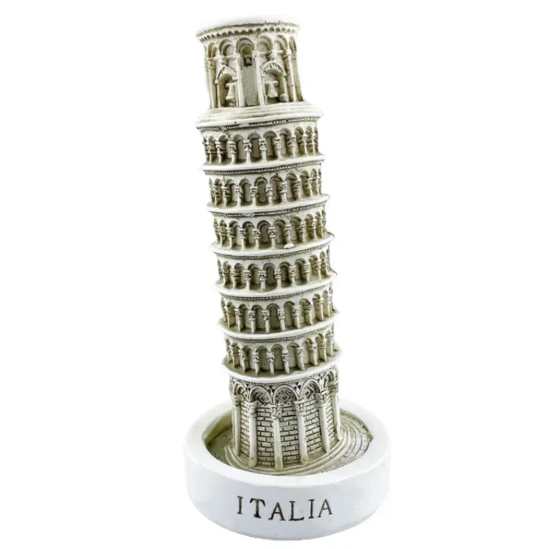 Leaning Tower of Pisa Tourist Memorial Building Ornaments and Crafts Collection Hand Companion