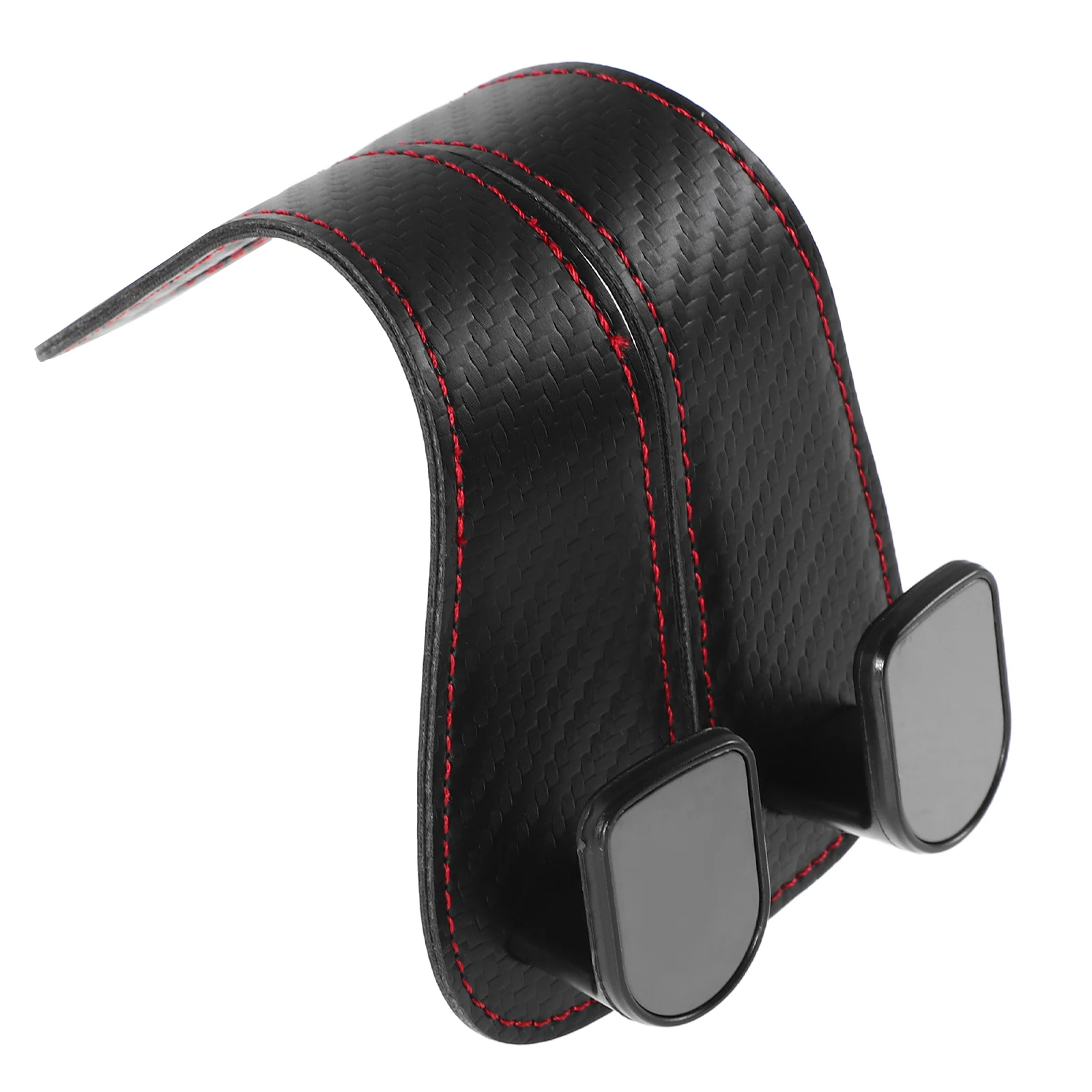 

Car Seat Back Double Hooks Headrest Phone Holder Rear Iron Sheet Space Optimization Durable Material Effortless Installation Car