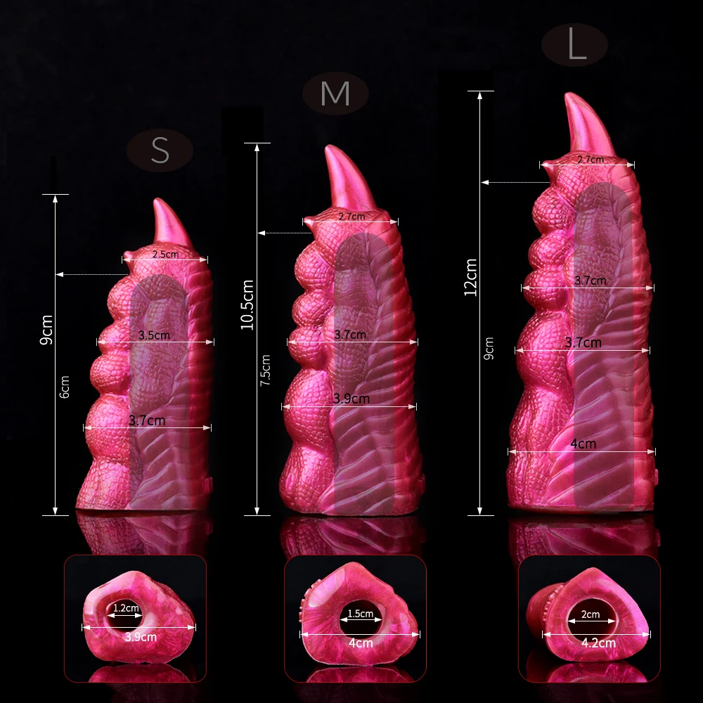 YOCY Silicone G -Spot Stimulation Finger Sleeves Clitoris Massage Sex Toys For Women Sex Delay Couples Games Delay Sleeve - view 2