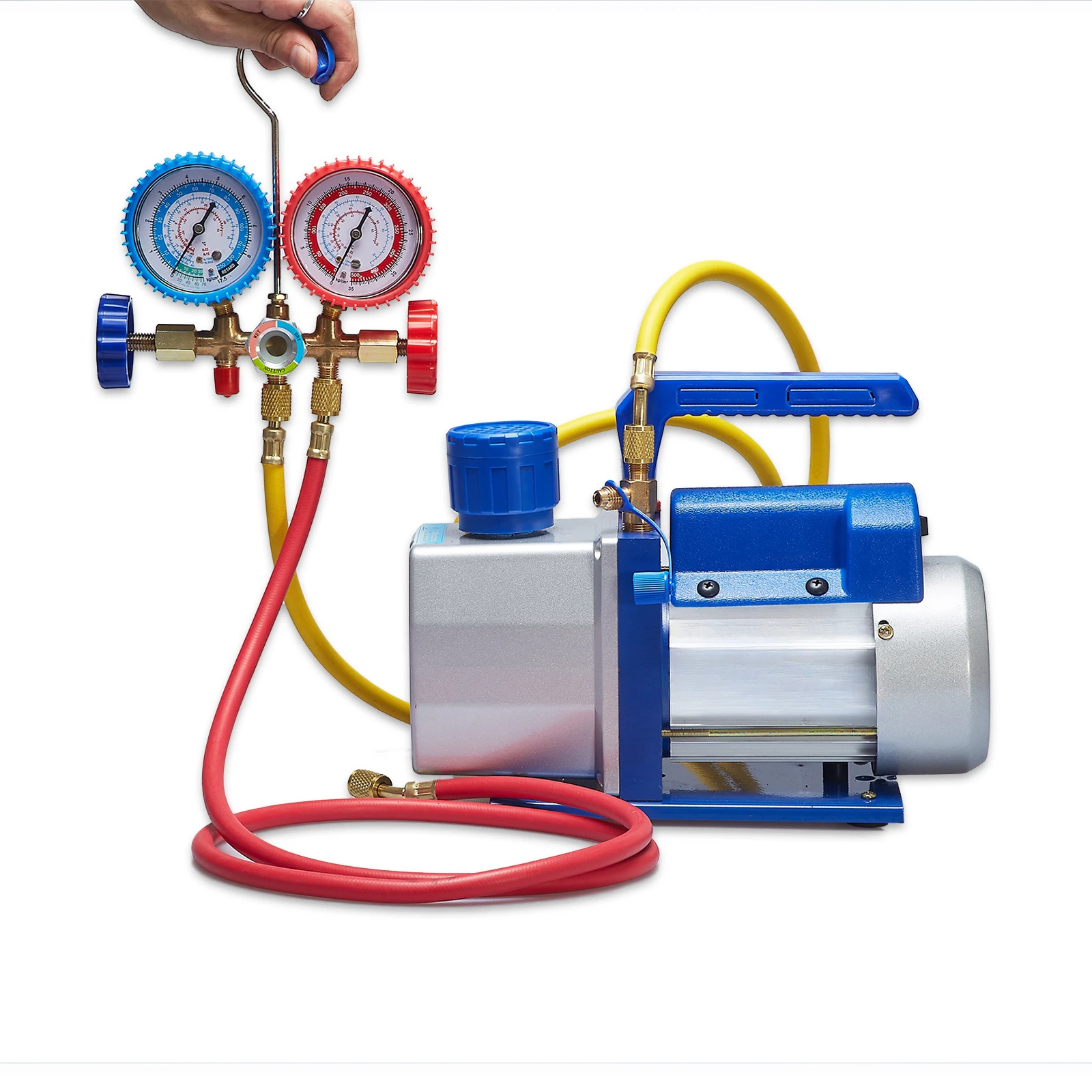 Refrigeration Vacuum Pump Set 4CFM/RS - 1.5/220 V/50HZ Rotary Vane Vacuum Pump/Packaging Package