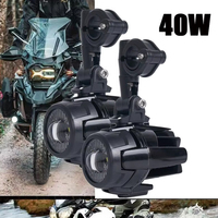 2pcs Universal Driving Aux Lights For Motorcycle Fog Lamp Front Head Light Headlight Fog Lights LED 4000Lm 12V 40W Waterproof